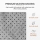 preview thumbnail 6 of 7, Jani Eco Deluxe Dark Cherry Bamboo Chair Mat with Lip - (44 x 52), Durable Eco-Friendly Chair Mat