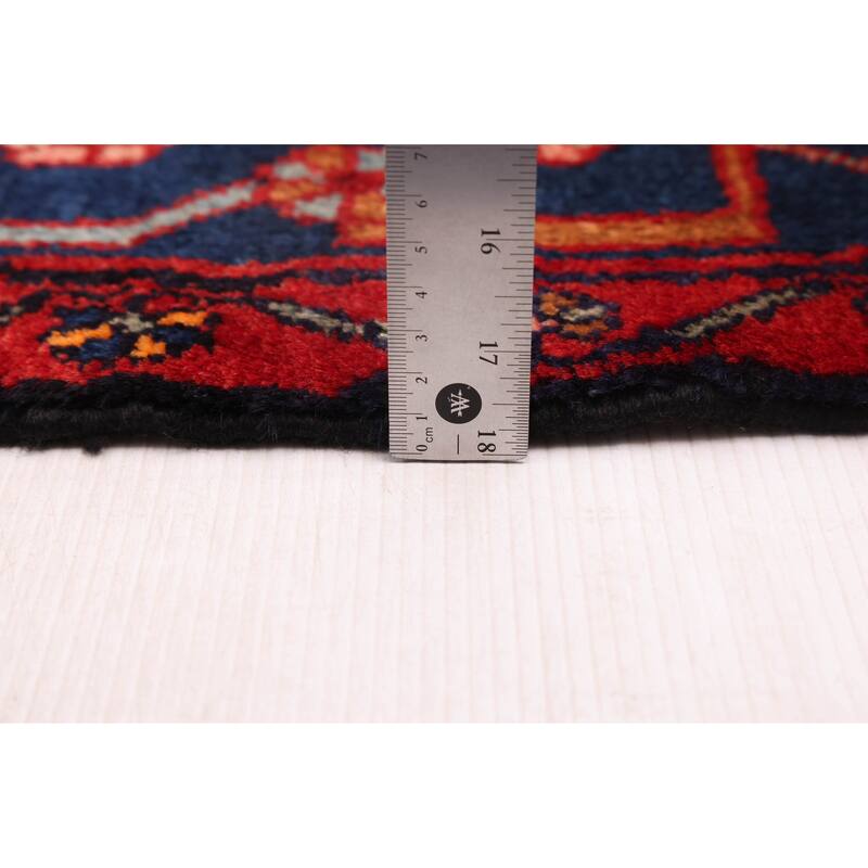 ECARPETGALLERY Hand-knotted Anatolian Vintage Dark Navy Wool Rug - 4'9 x 8'5