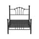preview thumbnail 3 of 21, VECELO Classic Metal Platform Bed Frame, Twin Size Beds with Shell Style, Storage Space Under Bedframes, Kids Bed