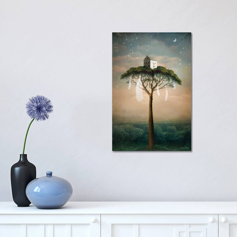 iCanvas "Dreamhouse" by Catrin Welz-Stein Canvas Print - 18x12x1.5