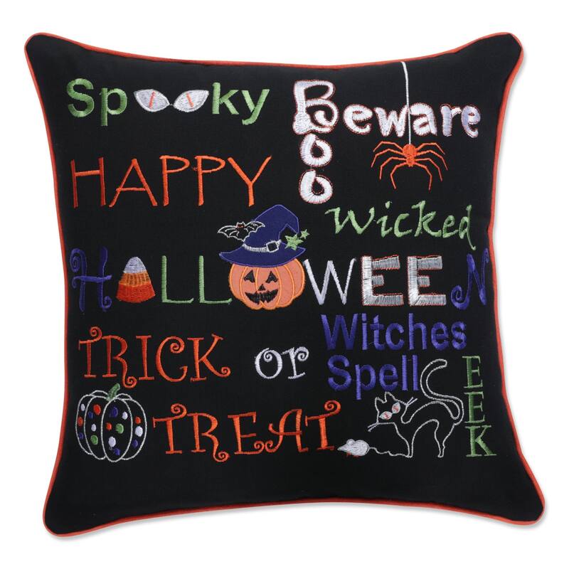 Pillow Perfect Indoor Decorative Halloween Throw Pillow