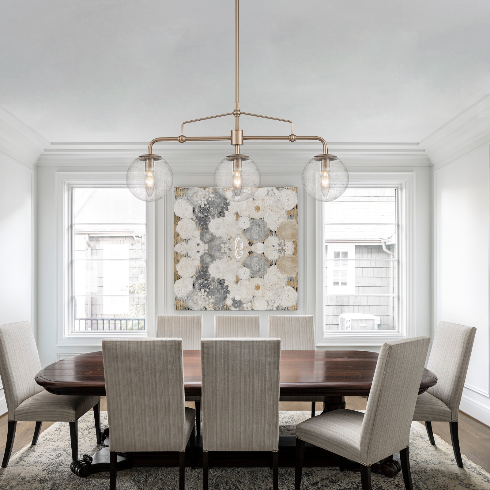 Michael 3 light kitchen island linear pendant joss & main finish new arrivals