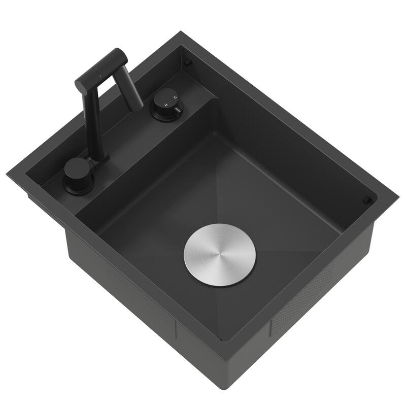 RV Sink with faucet and foldable tap