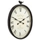 preview thumbnail 2 of 8, Metal Wall Clock with Bird
