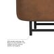 preview thumbnail 42 of 44, HomePop Ellipse Modern Storage Bench with Metal Legs