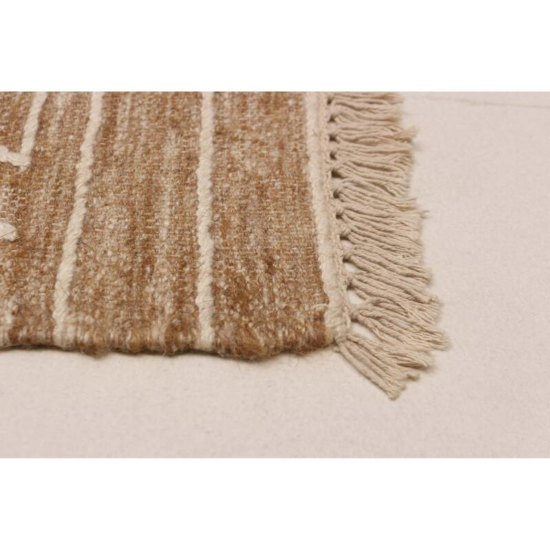 Marrakech Brown Kilim 5'0" x 7'9" - 5'0 x 7'9