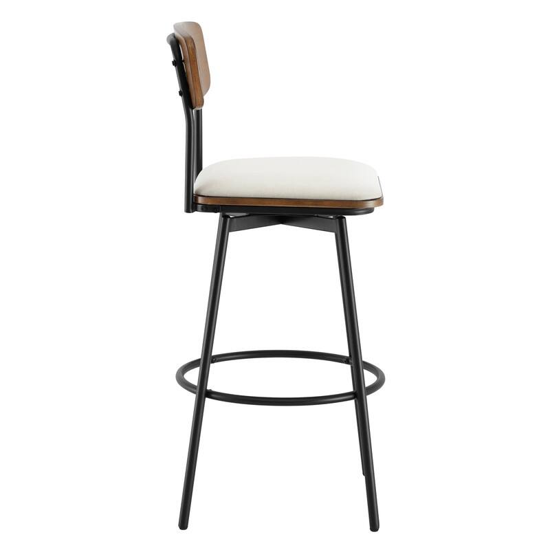 Spruce & Spring Claire Swivel Counter Height Bar Stool Set