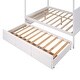 preview thumbnail 8 of 7, Queen Size Canopy Platform Bed with Twin Trundle and Three Drawers