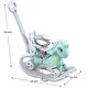 preview thumbnail 4 of 5, Rocking Horse for Toddlers , Balance Bike Ride On Toys with Push Handle, Unicorn Kids Blue