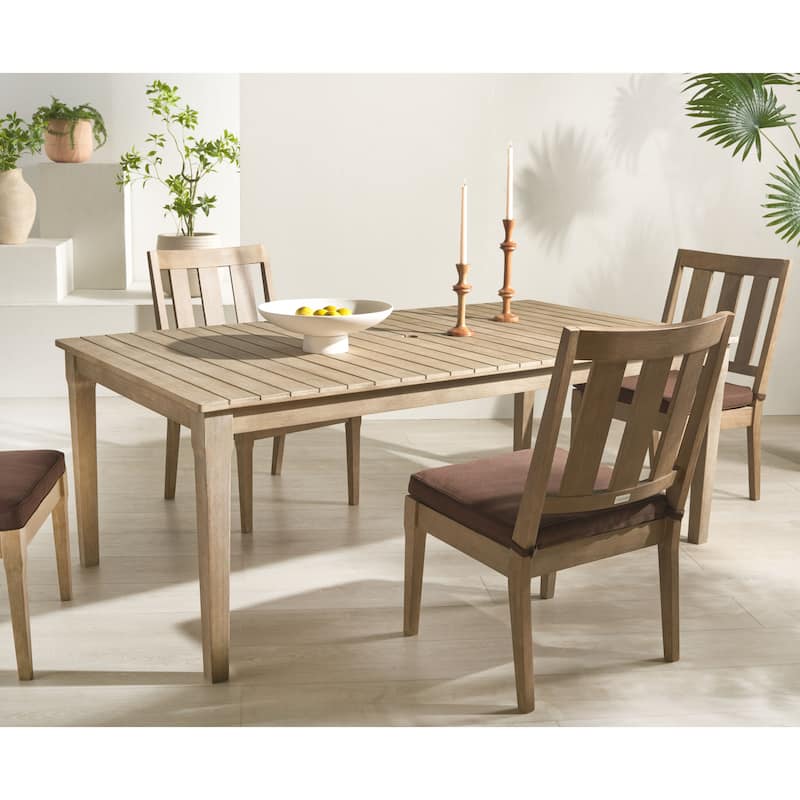 SAFAVIEH Outdoor Living Dominica Dining Table - 81"W x 43"D x 30"H