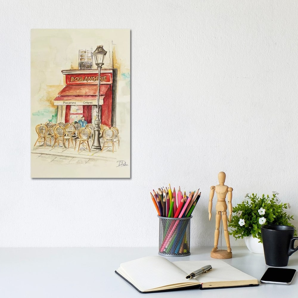 iCanvas "Cafe Du Paris I" by Patricia Pinto Canvas Print