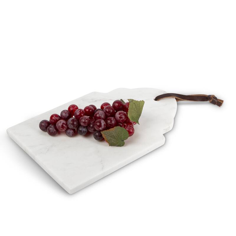 11 in Genuine White Marble Cutting Board