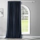 preview thumbnail 68 of 83, Exclusive Fabrics Extra Wide Room Darkening 84-inch Curtain (1 Panel) 100 X 84 - Navy Blue
