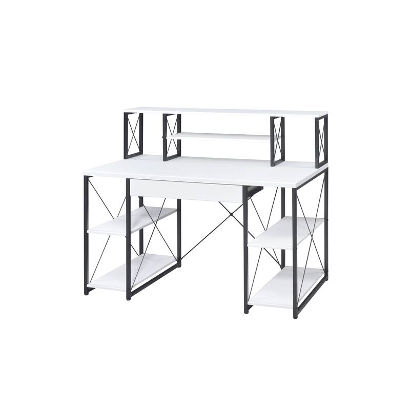 Versatile Modern Writing Desk with Sturdy Construction and Ample Storage