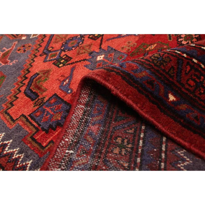 ECARPETGALLERY Hand-knotted Anadol Dark Red Wool Rug - 3'6 x 6'9