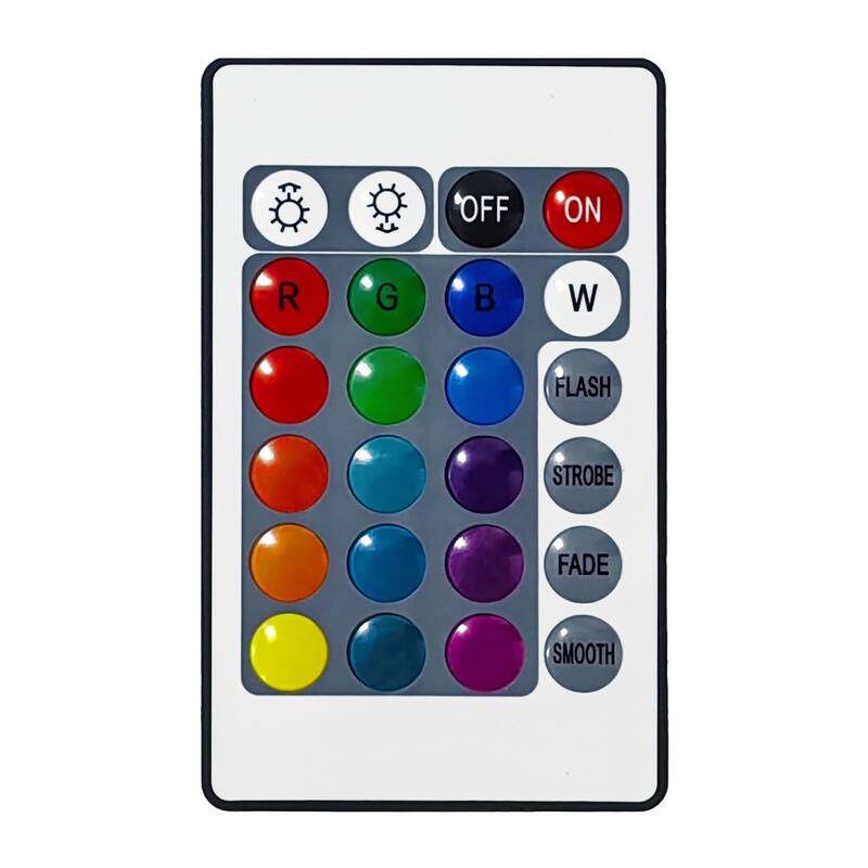 Modern High Glossy Rectangle Coffee Table with 16 Color LED Lights