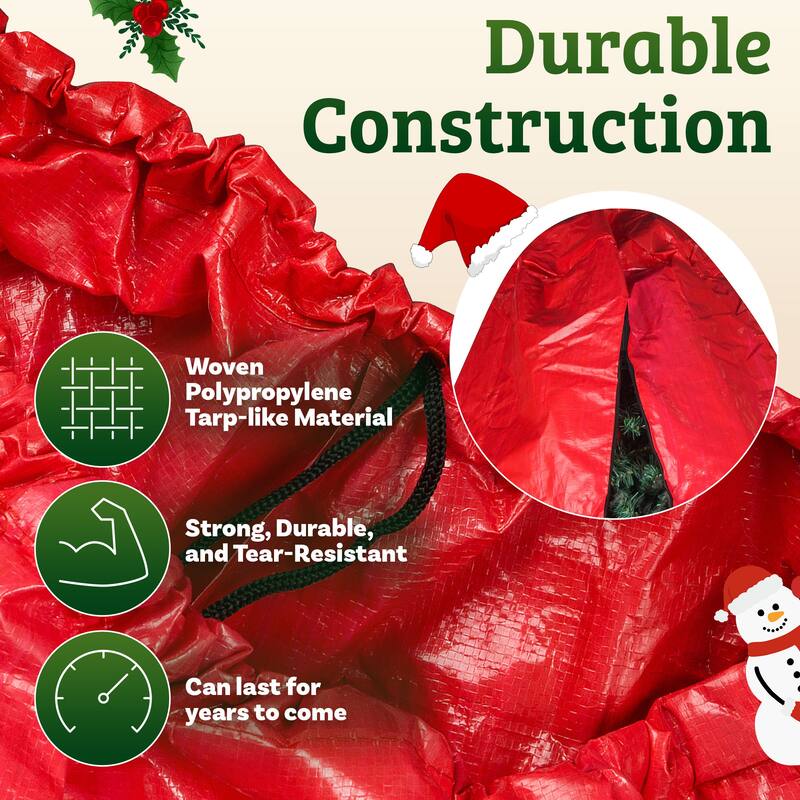 Elf Stor Premium Christmas Tree Cover Holiday Large Size 6' Tree