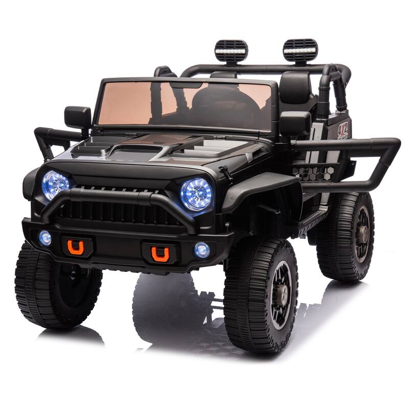 24V Ride-On Truck for Kids with Dual 200W Motors, Remote Control, Bluetooth & LED Lights