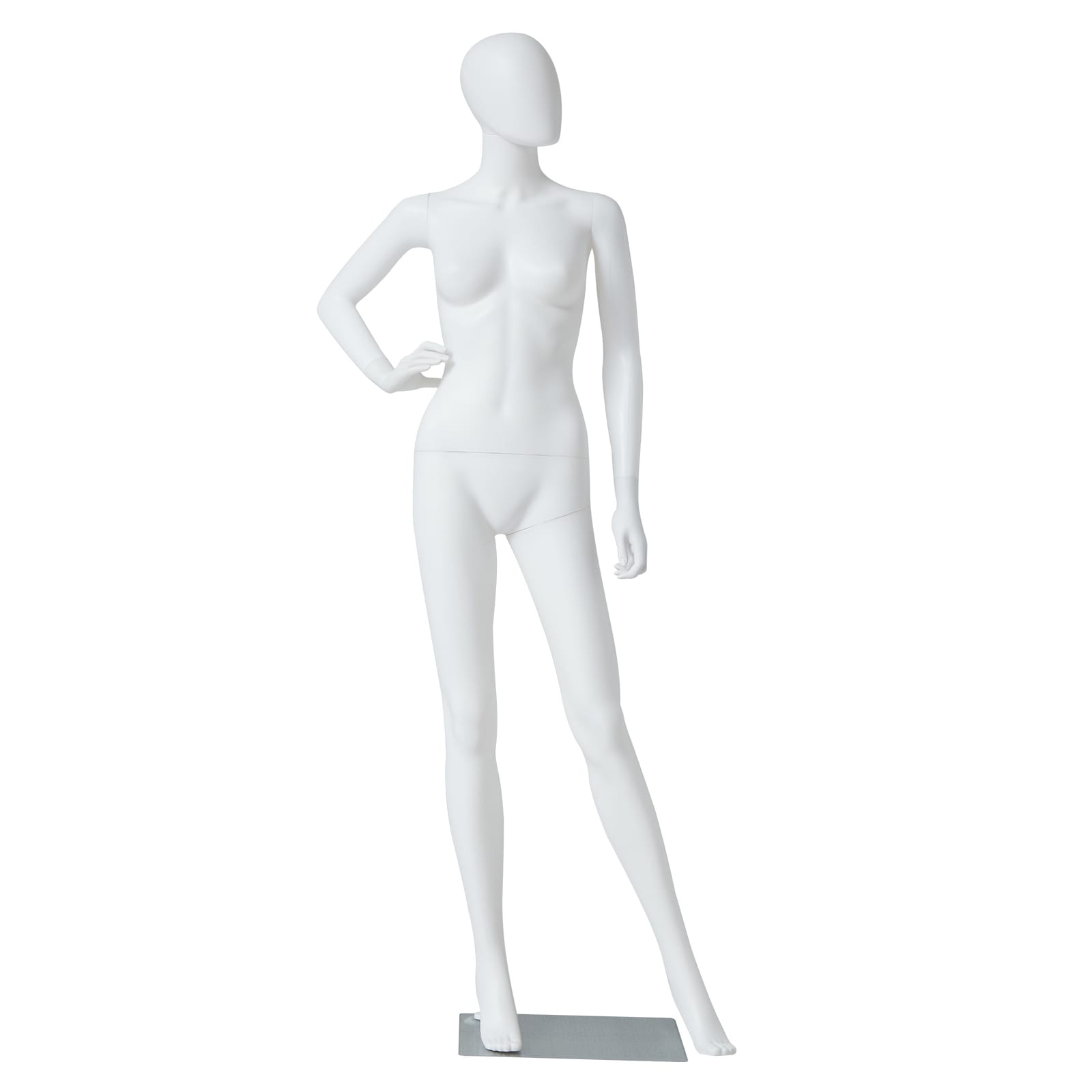 Female Mannequin Dress Form Display Manikin Torso Stand Realistic Full Body  Mannequin for Retail Clothing Shops, White - 70 - On Sale - Bed Bath &  Beyond - 35877373