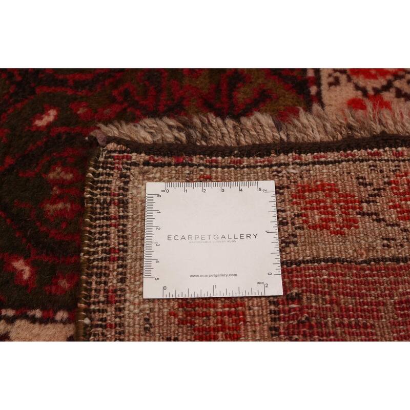 ECARPETGALLERY Hand-knotted Anatolian Vintage Brown, Red Wool Rug - 5'1 x 15'9