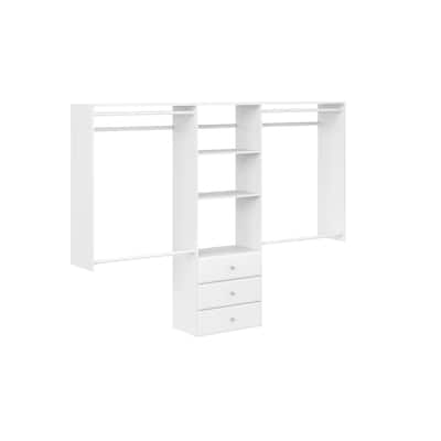 Easy Track 8 Ft.W. Deluxe Plus Laminate Closet Kit