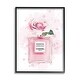 preview thumbnail 1 of 31, Stupell Pink Flower Perfume Fashion Glam Design Framed Wall Art 11 x 14 - Black