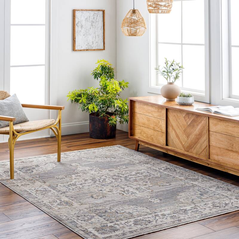 Jair Traditional Area Rug - 2' 7" x 4' 11" - Taupe