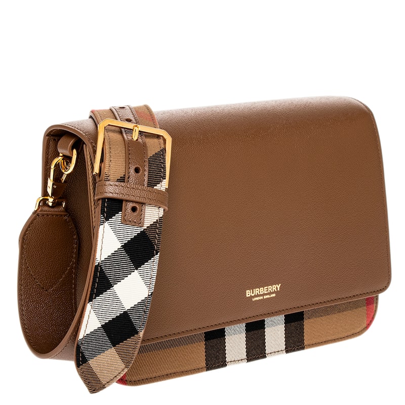 Burberry Mackford Check and Crossbody Bag