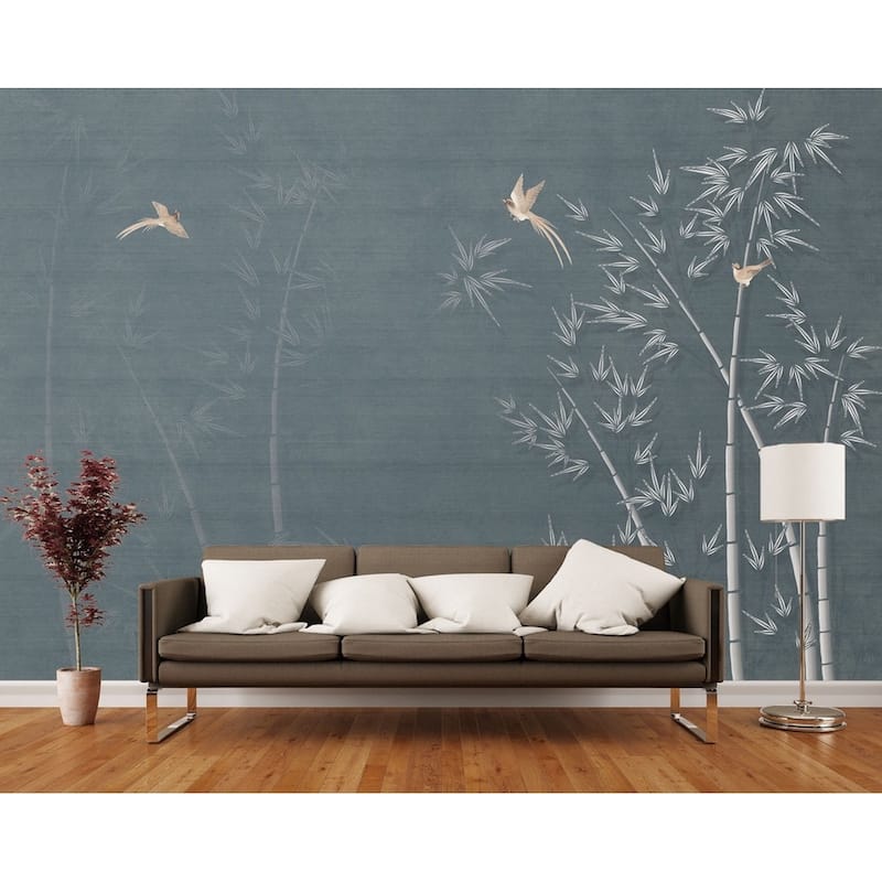 GK Wall Design Dark Floral Watercolor Forest Asiatic Wallpaper