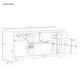 preview thumbnail 8 of 27, Rectangle TV Stand for TV up to 65in with 4 Doors