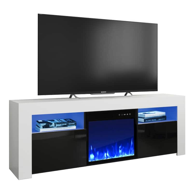 Copper Grove Qorasuv 58-inch Electric Fireplace TV Console