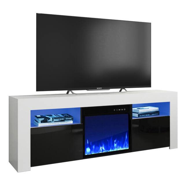 Copper Grove Qorasuv 58-inch Electric Fireplace TV Console