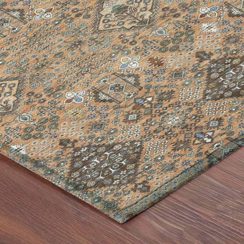 Machine Washable Indoor/ Outdoor Global Bidunga Chantille Rug