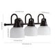 preview thumbnail 97 of 113, Shirley Metal/Glass LED Vanity Light, by JONATHAN Y