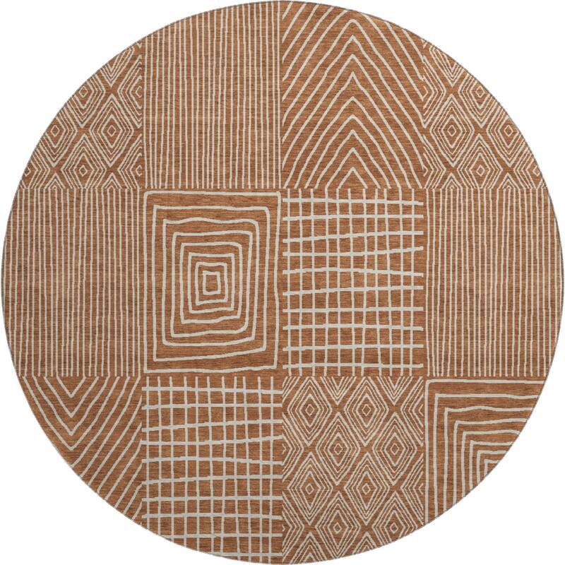 Premium Washable Super Soft Modern Geo Charm Mayfield Rug