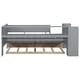preview thumbnail 10 of 25, Wood Twin Size L-Shaped Loft Bed with Ladder and 2 Built-in L-Shaped Desks