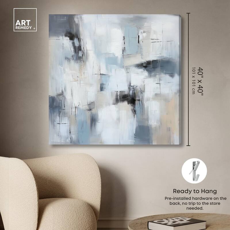 Blue Yonder Canvas by Art Remedy, Gallery Wrapped