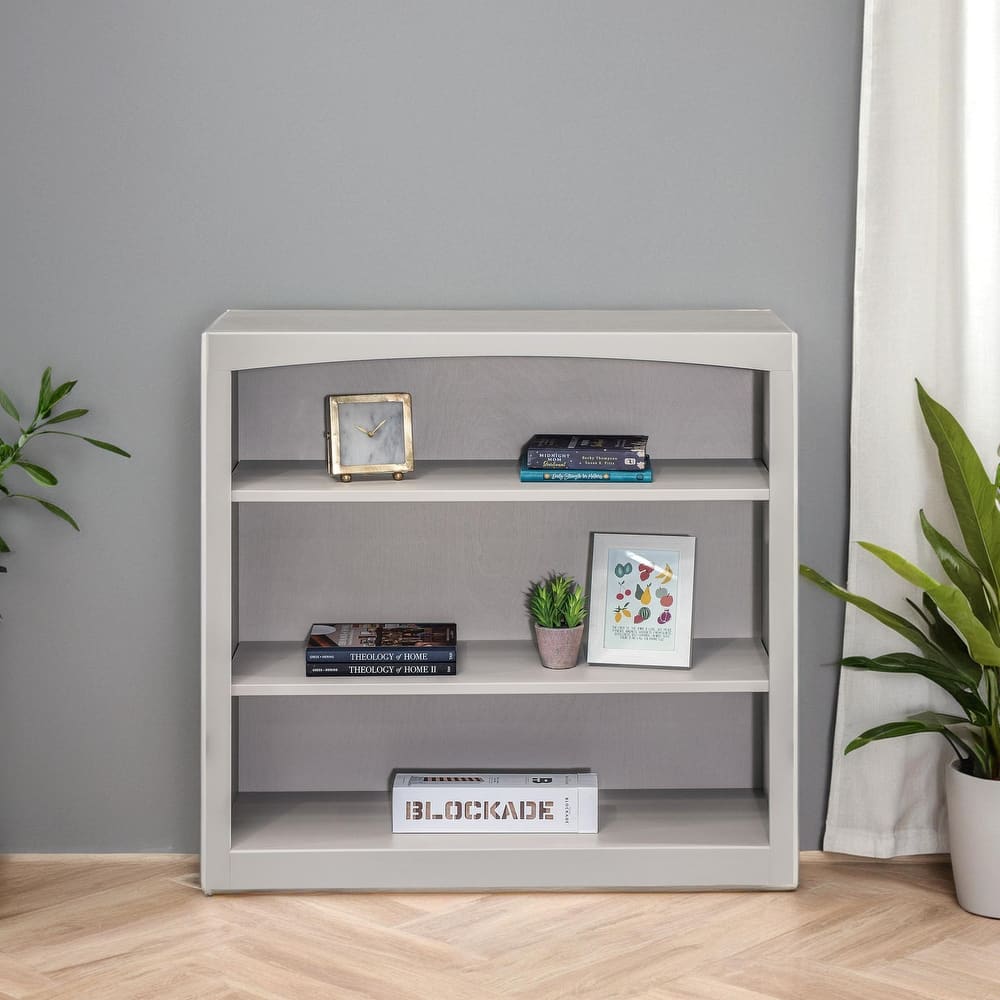 Arch+Haven Solid Wood Bookcase 36 x 36