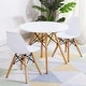 preview thumbnail 4 of 8, Gymax Kids Modern Dining Table Set Round Table with 2 Armless Chairs