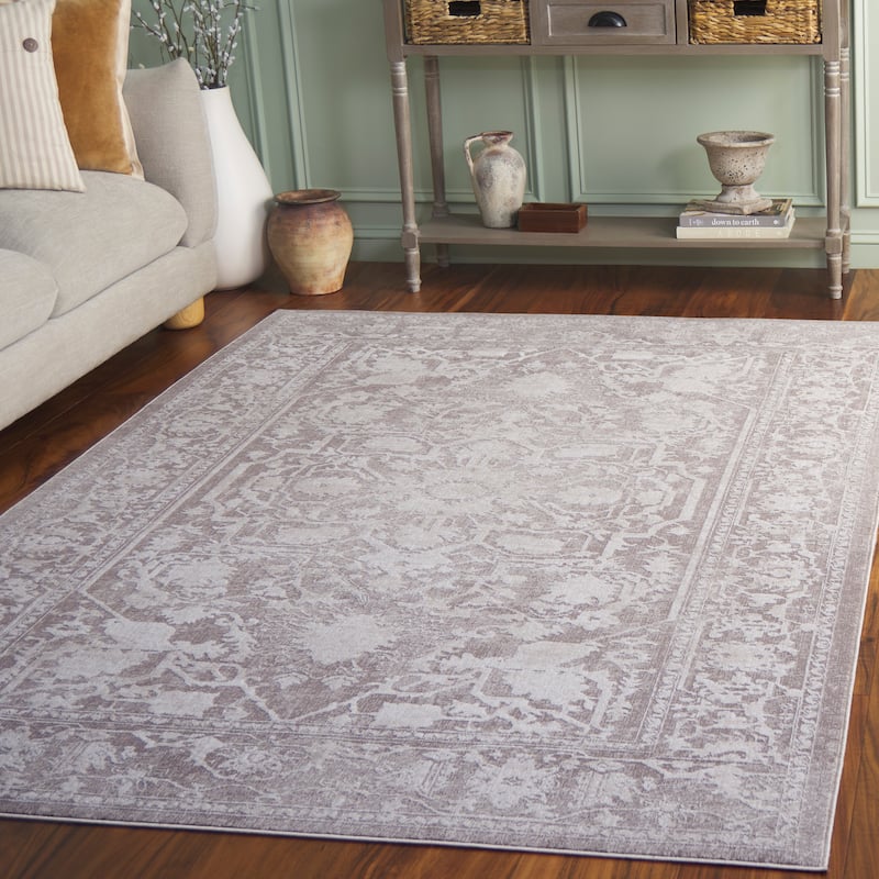 SAFAVIEH Reflection Eulalie Modern Oriental Rug - 6' x 8' - Beige/Cream