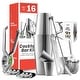 preview thumbnail 13 of 48, JoyTable Bartender Kit - Cocktail Set Kit - Bartender Drink Mixer Shaker Bar Tool Set