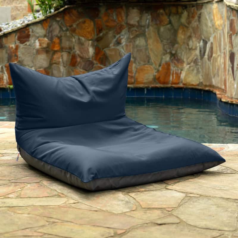 Deshi Sunbrella Patio Bean Bag Lounge Chair by Havenside Home