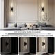 preview thumbnail 60 of 96, KAYLA Modern Glass Wall Sconces, Indoor Wall Lighting Wall Light Fixtures, Vanity Light with Glass Shade(2-Sets)