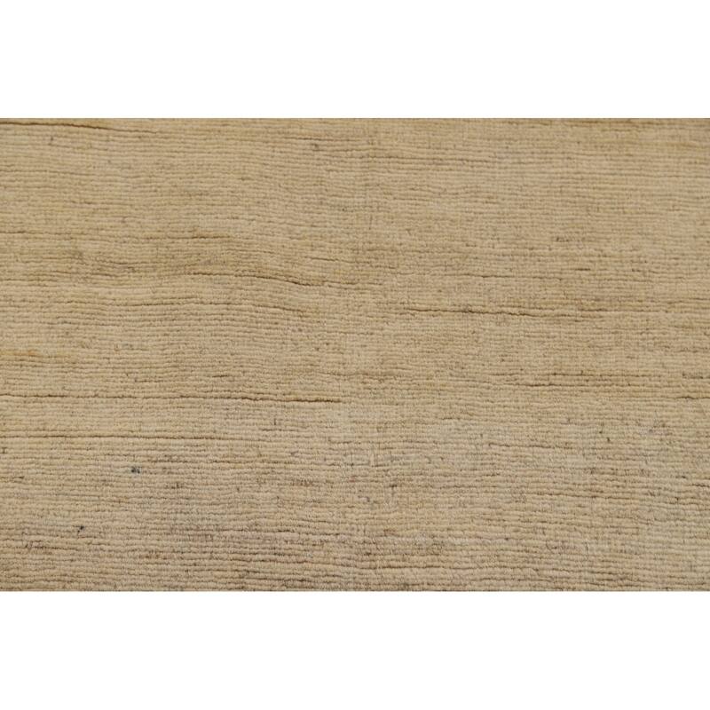 Solid Gabbeh Modern Accent Rug Handmade Nursery Wool Carpet - 3'10"x 5'11"