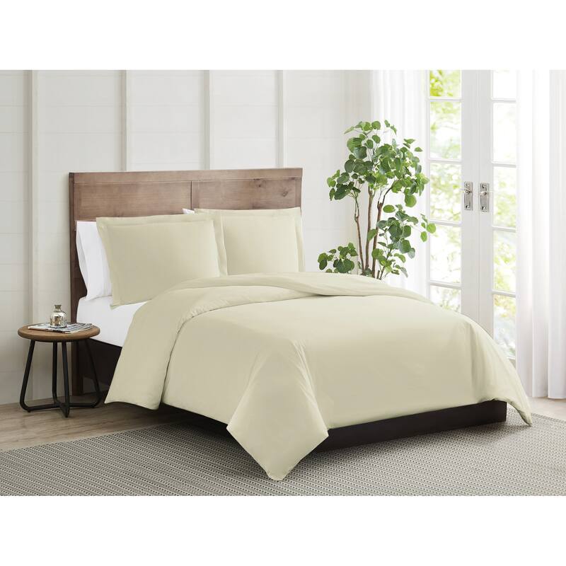 Truly Calm Silver Cool Antimicrobial 3 Piece Duvet Cover Set
