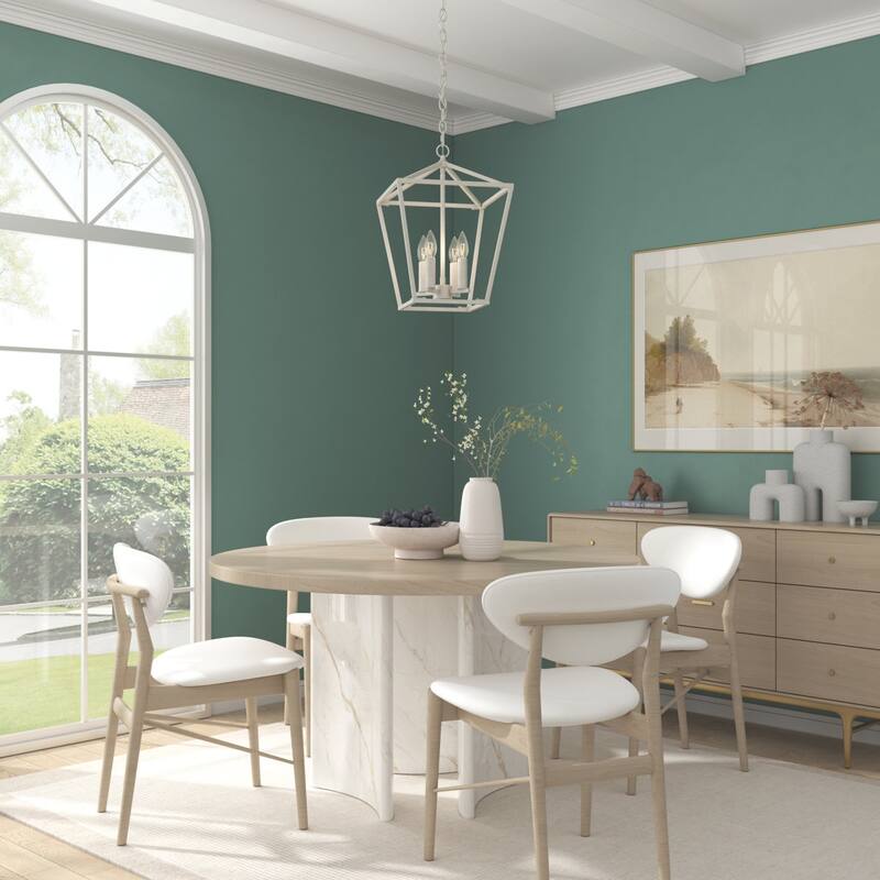 Acroma 4-light Modern Farmhouse Lantern Kitchen Island Pendant