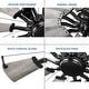 preview thumbnail 2 of 8, Springer Collection 52-Inch Matte Black 12-Blade DC Motor Windmill Ceiling Fan - 52 in x 52 in x 17.375 in