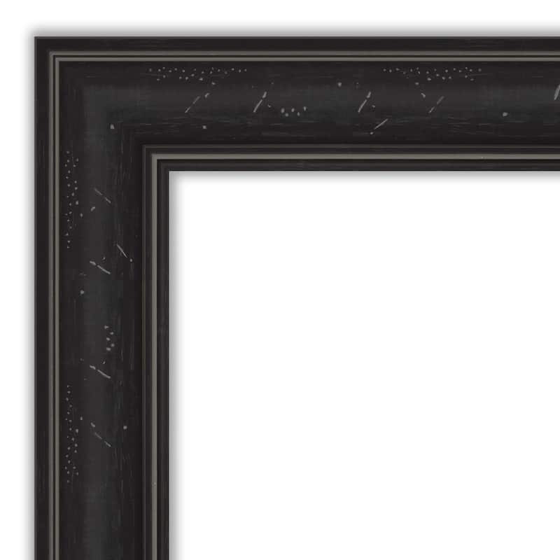 Amanti Art Shipwreck Black Narrow Framed Dry Erase Magnetic Board