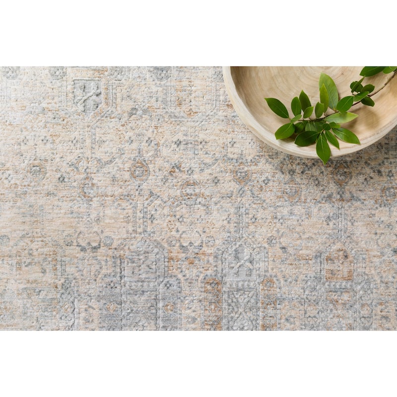Alexander Home Malina Distressed Tribal Area Rug