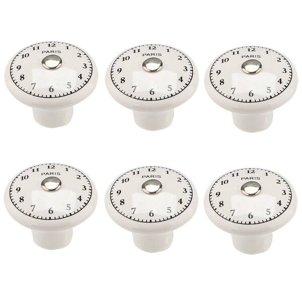 Shop 6pcs Ceramic Knobs Vintage Knob Drawer Print Puller Handle